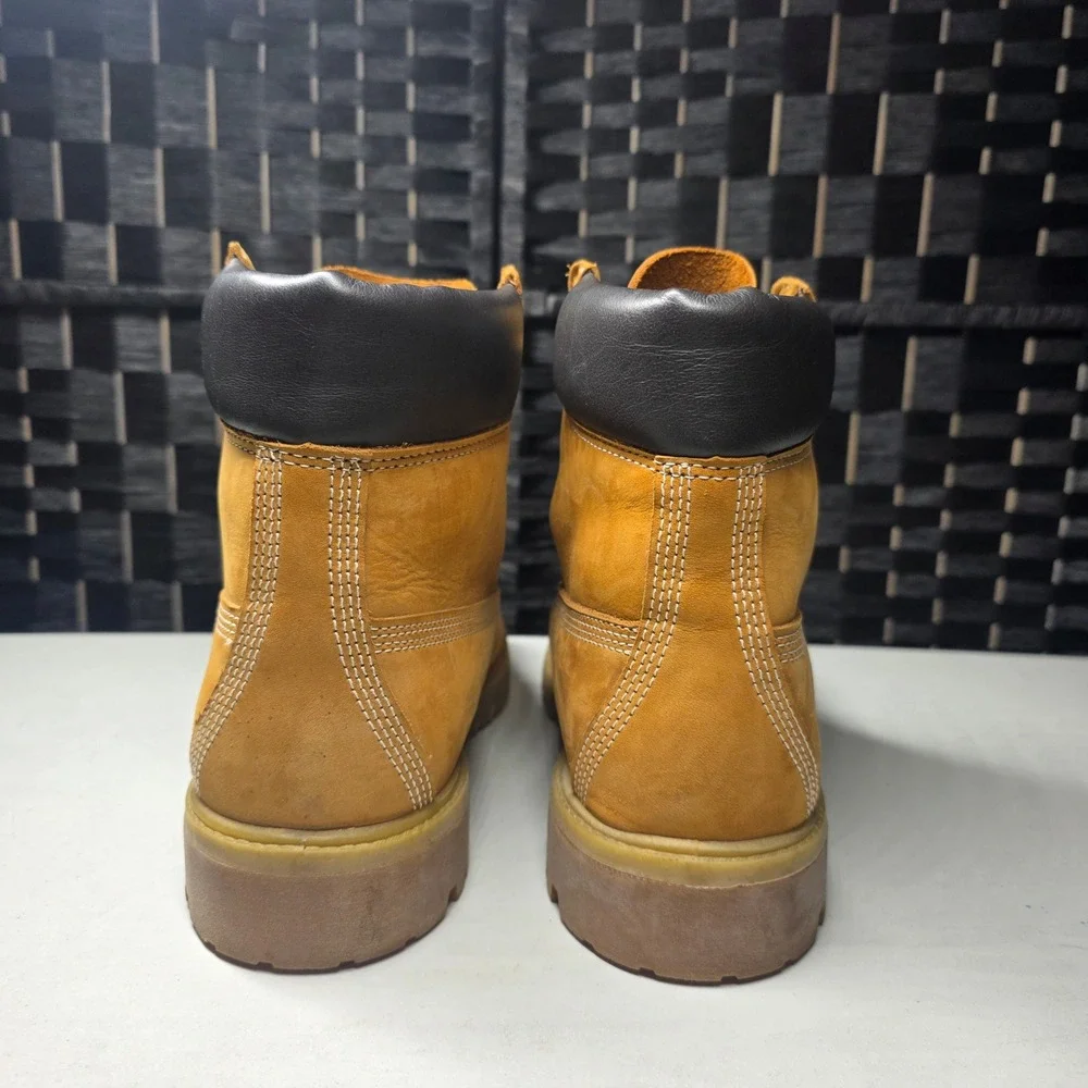 Timberland 6 Inch Premium Waterproof Boot Wheat Leather 10061 Mens 9.5 M